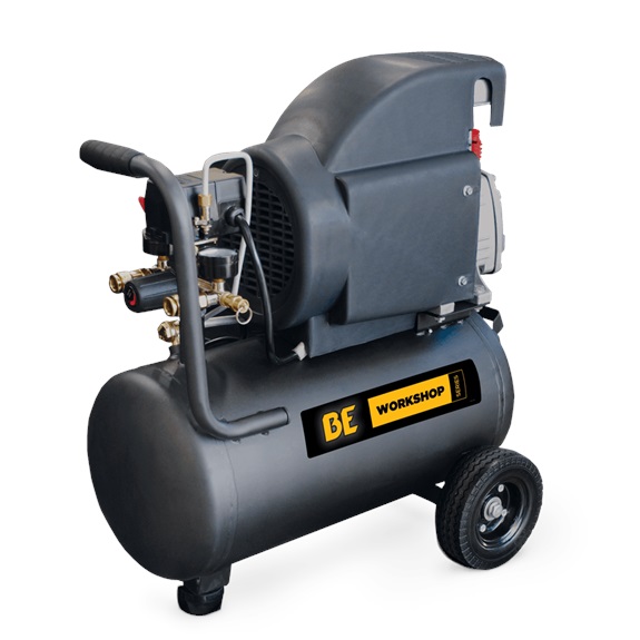 BE 6 Gallon 2HP Workshop Electric Air Compressor